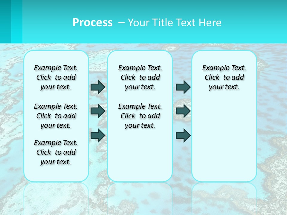 Stock Foto Islands In The Sea From A Height PowerPoint Template