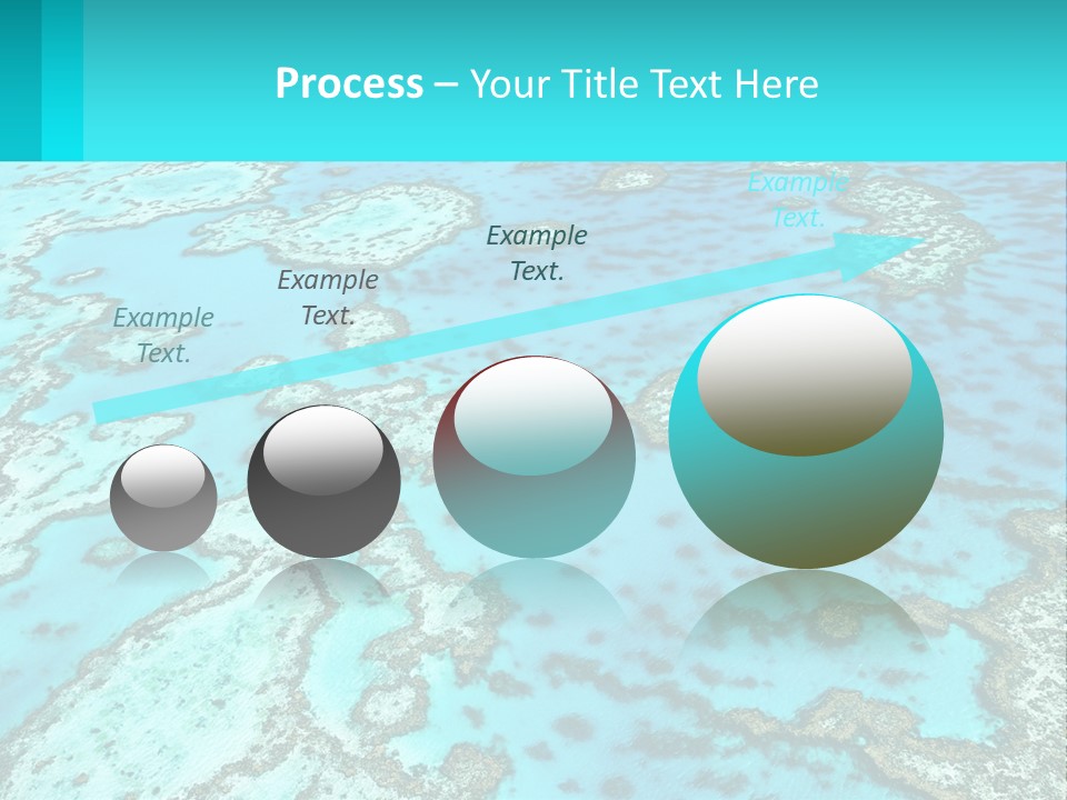 Stock Foto Islands In The Sea From A Height PowerPoint Template