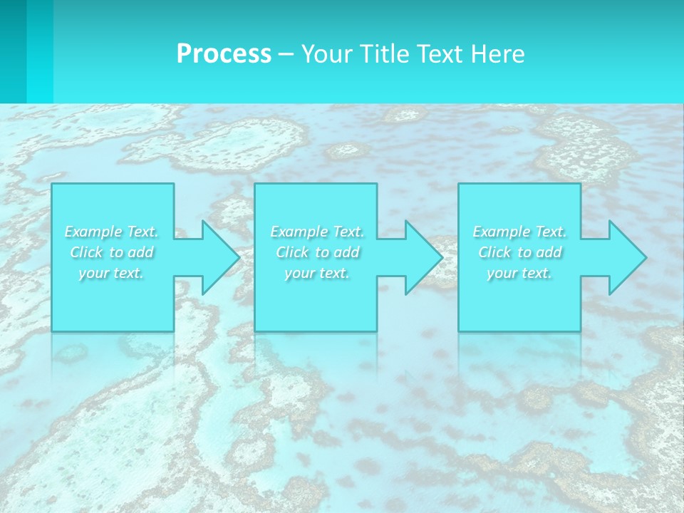 Stock Foto Islands In The Sea From A Height PowerPoint Template