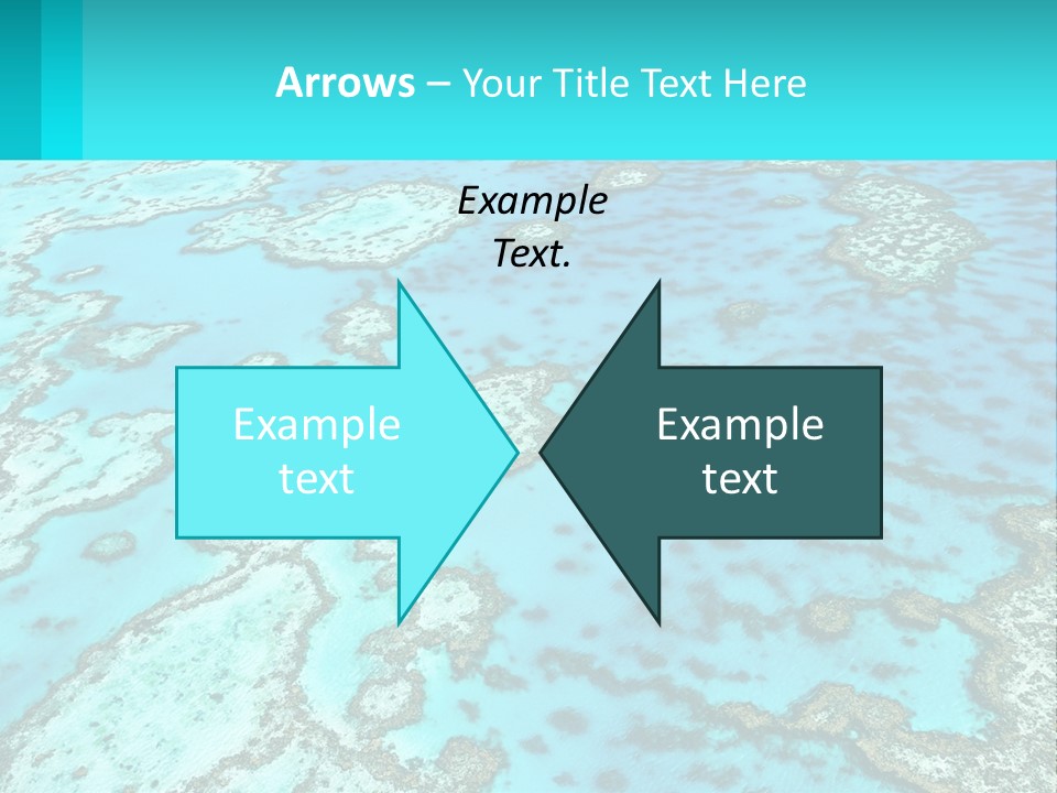 Stock Foto Islands In The Sea From A Height PowerPoint Template