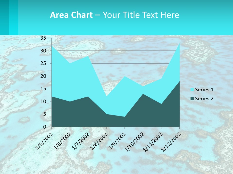 Stock Foto Islands In The Sea From A Height PowerPoint Template