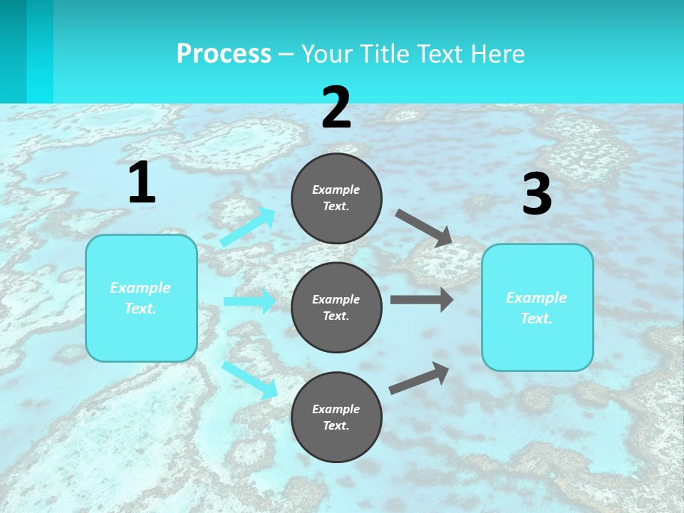 Stock Foto Islands In The Sea From A Height PowerPoint Template
