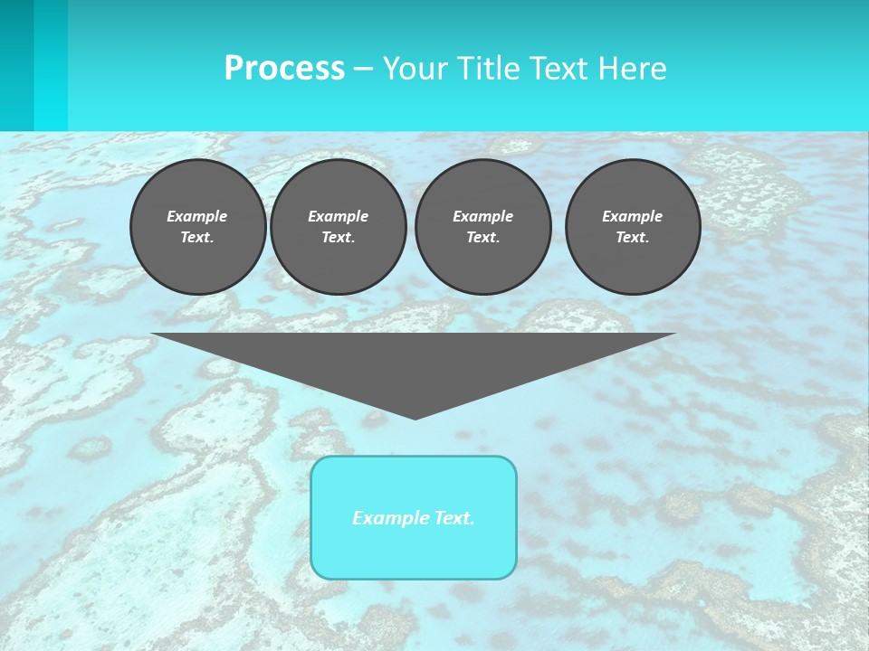 Stock Foto Islands In The Sea From A Height PowerPoint Template