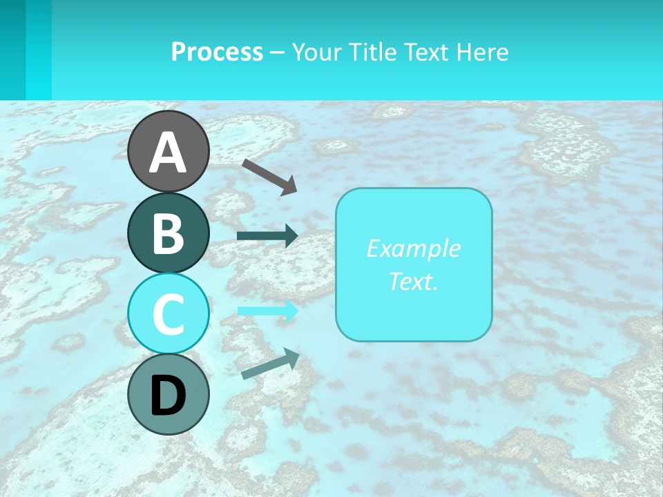 Stock Foto Islands In The Sea From A Height PowerPoint Template
