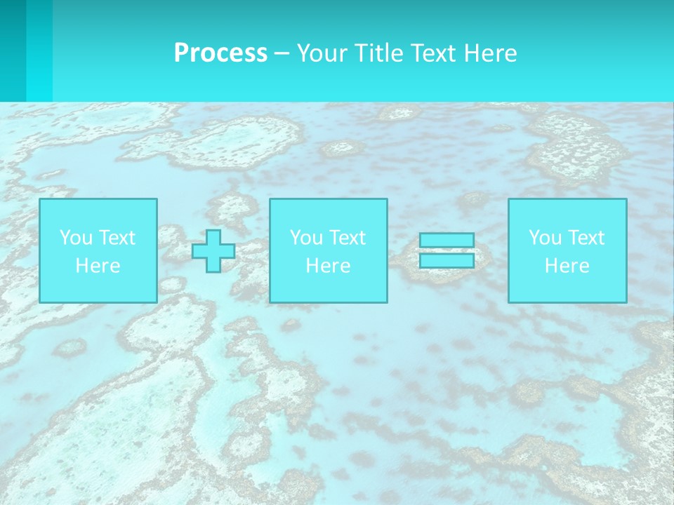 Stock Foto Islands In The Sea From A Height PowerPoint Template
