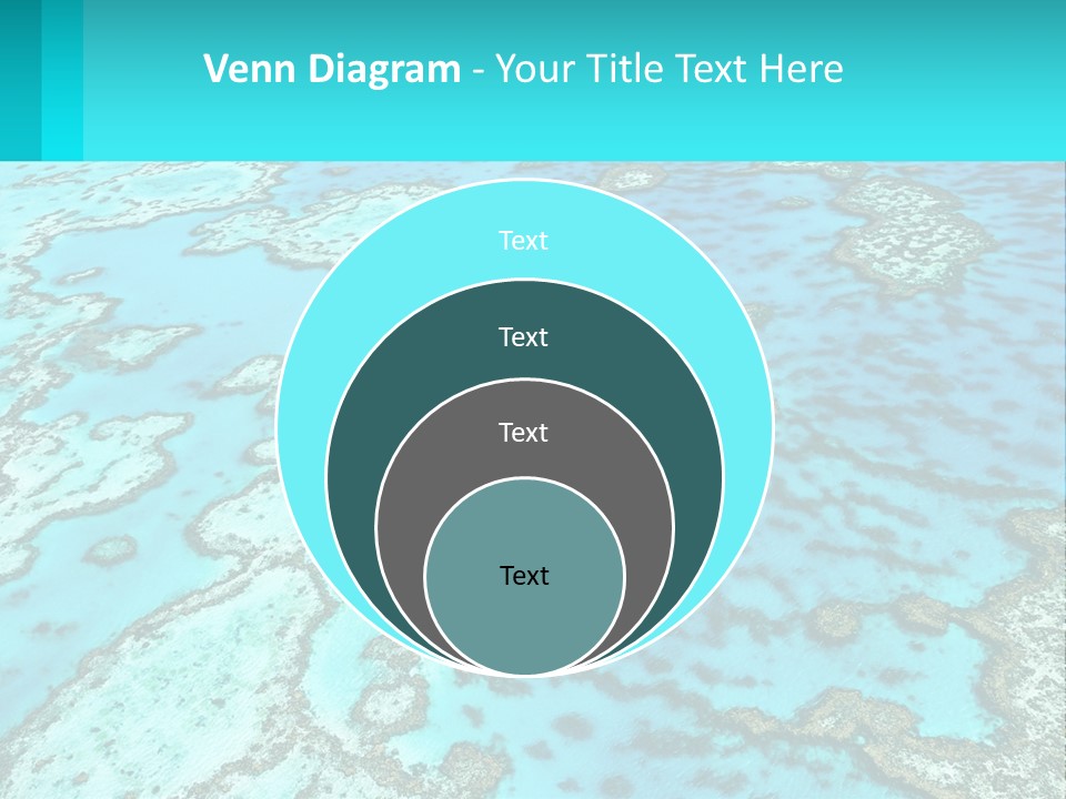 Stock Foto Islands In The Sea From A Height PowerPoint Template