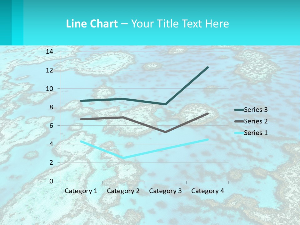 Stock Foto Islands In The Sea From A Height PowerPoint Template