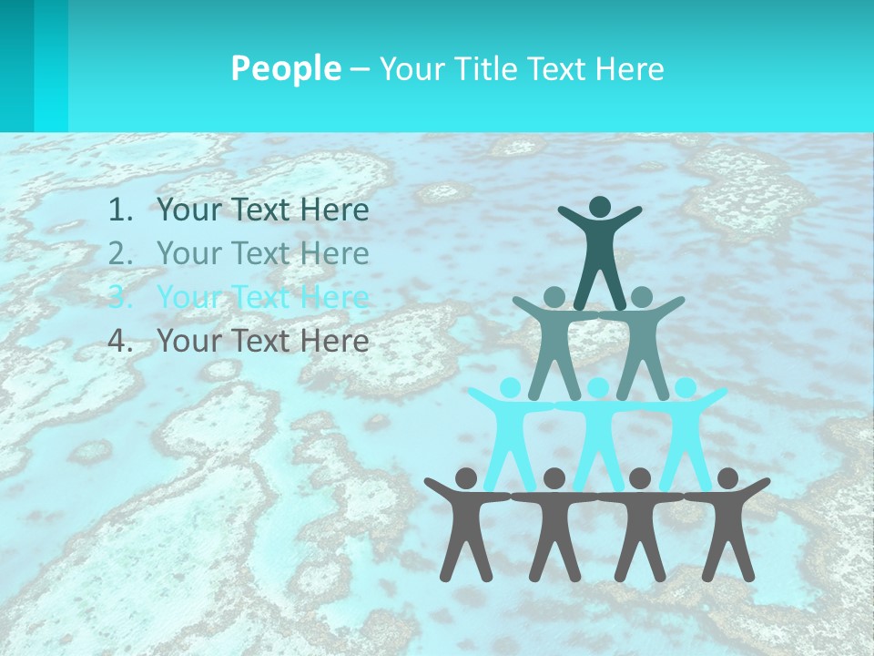 Stock Foto Islands In The Sea From A Height PowerPoint Template