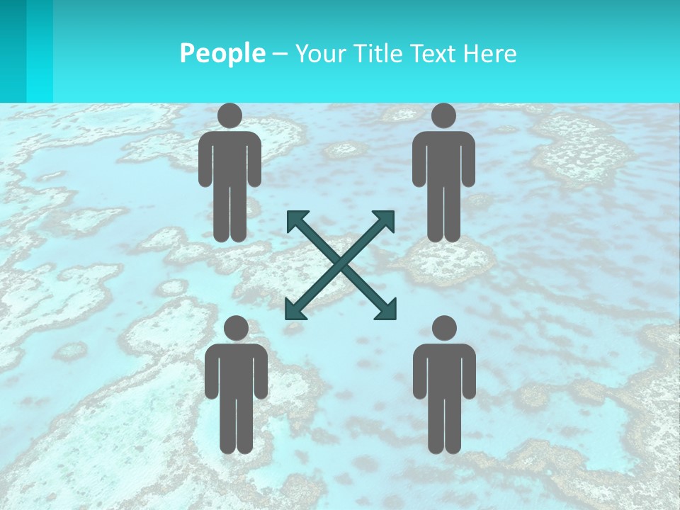 Stock Foto Islands In The Sea From A Height PowerPoint Template