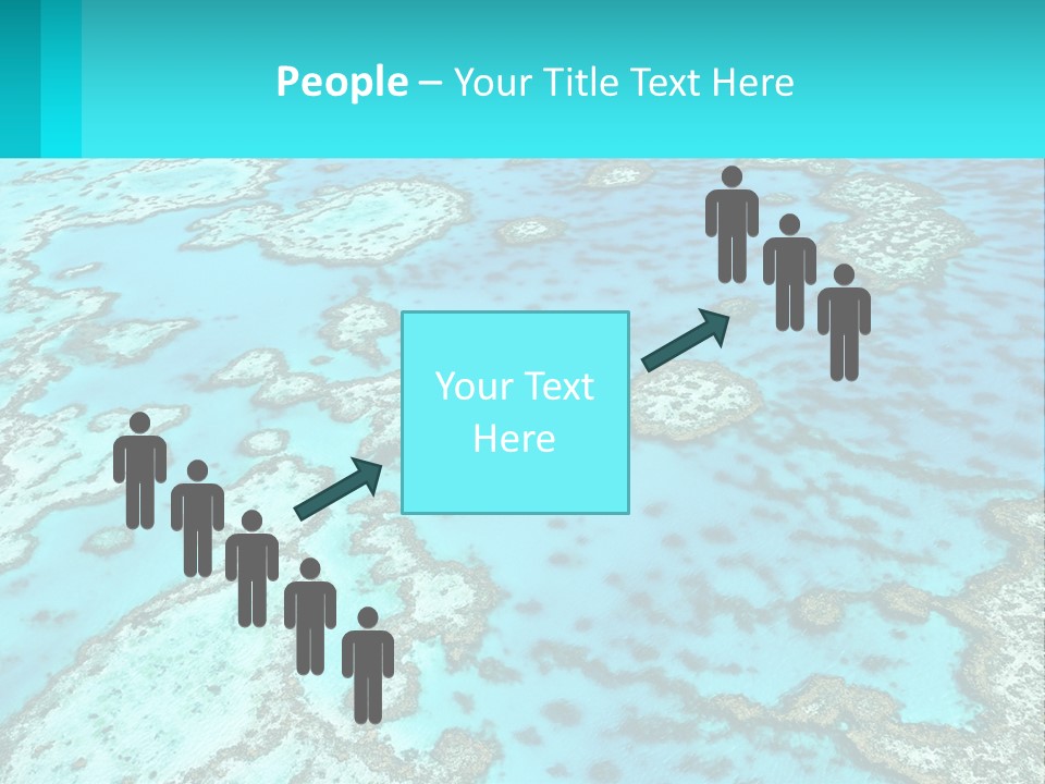 Stock Foto Islands In The Sea From A Height PowerPoint Template