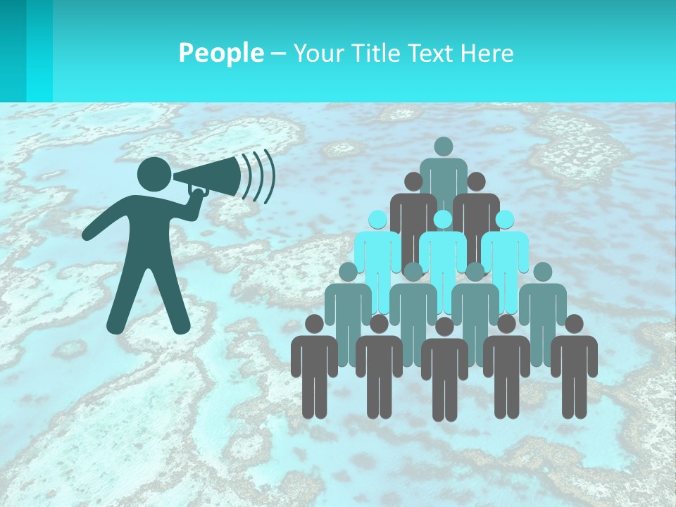 Stock Foto Islands In The Sea From A Height PowerPoint Template