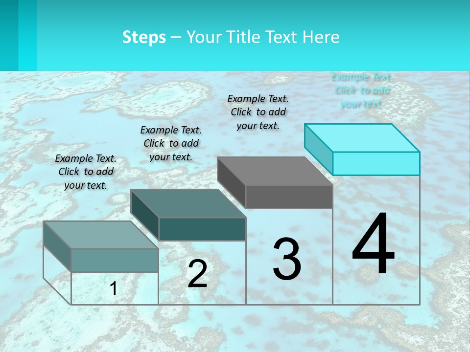 Stock Foto Islands In The Sea From A Height PowerPoint Template