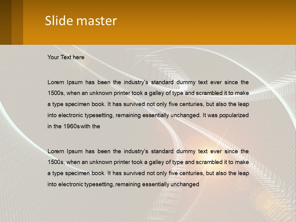 Illustration Of The Digital World PowerPoint Template