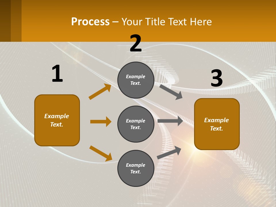 Illustration Of The Digital World PowerPoint Template