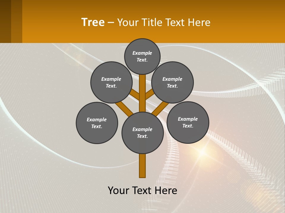 Illustration Of The Digital World PowerPoint Template