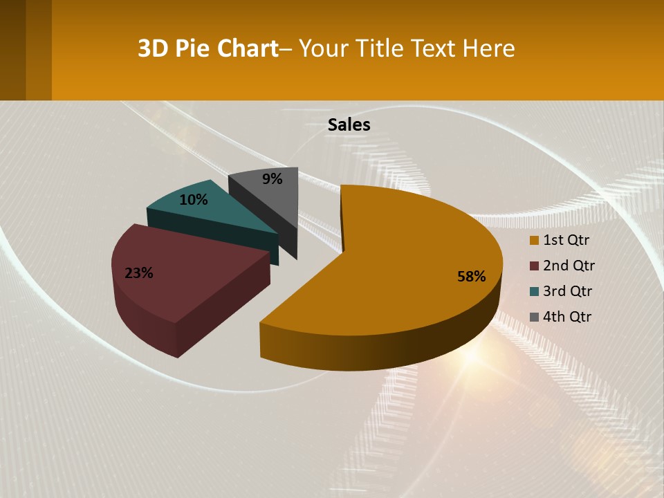 Illustration Of The Digital World PowerPoint Template