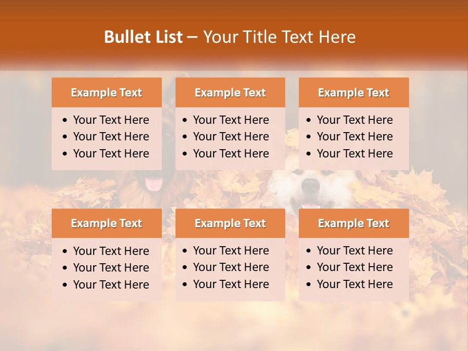 Dogs Play In Writing PowerPoint Template