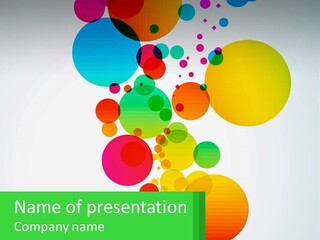 Illustration Of Circles PowerPoint Template