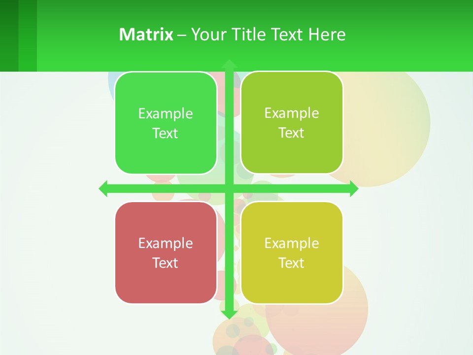Illustration Of Circles PowerPoint Template