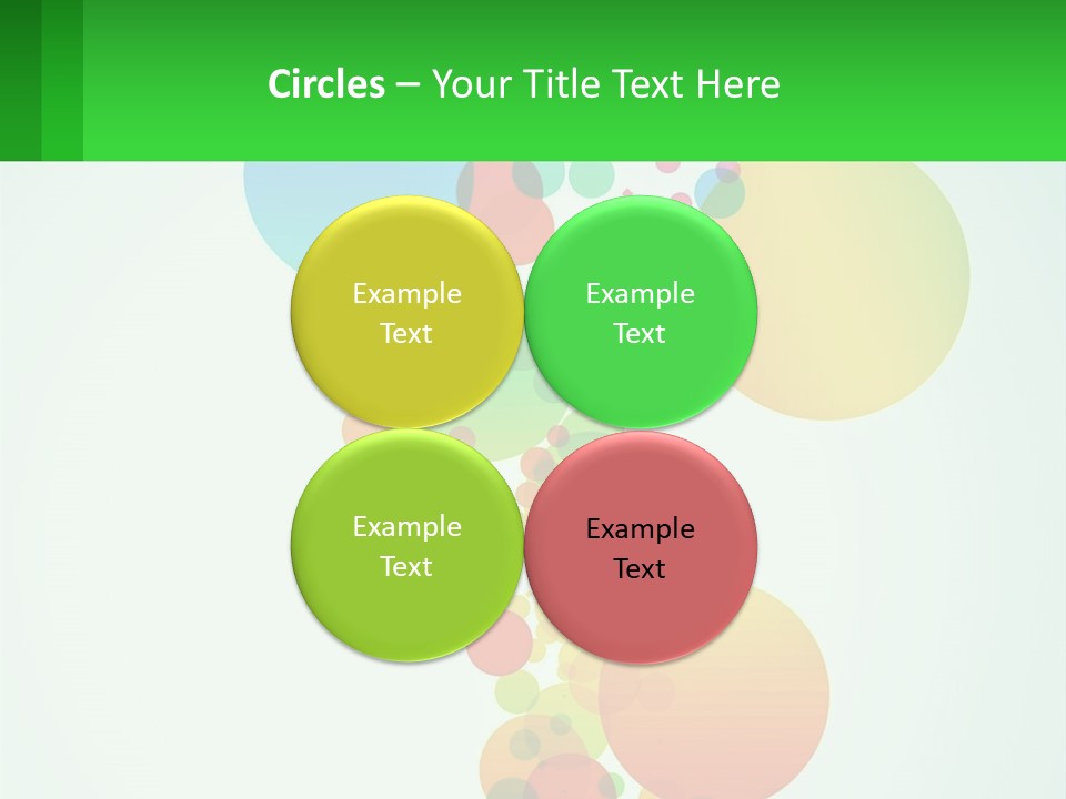 Illustration Of Circles PowerPoint Template