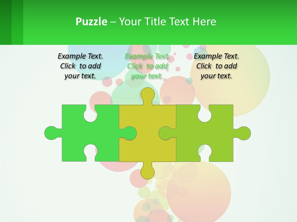 Illustration Of Circles PowerPoint Template