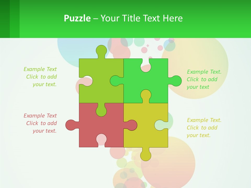 Illustration Of Circles PowerPoint Template