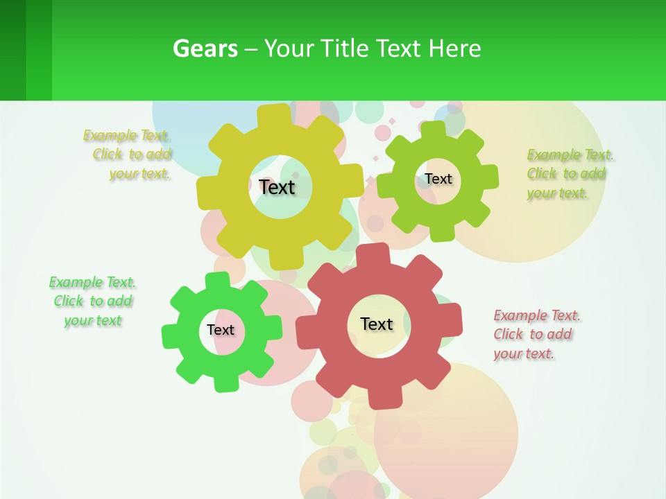 Illustration Of Circles PowerPoint Template