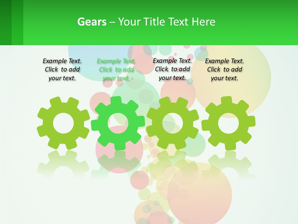 Illustration Of Circles PowerPoint Template