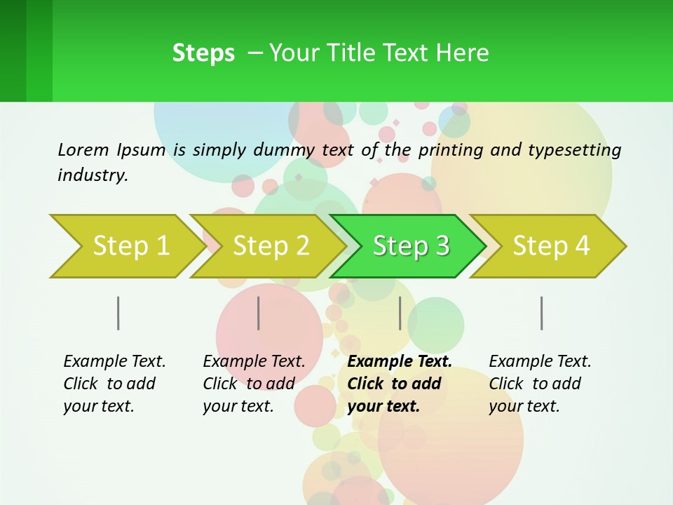 Illustration Of Circles PowerPoint Template