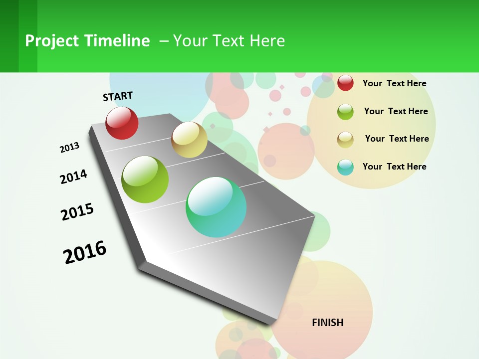 Illustration Of Circles PowerPoint Template