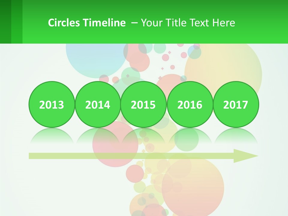 Illustration Of Circles PowerPoint Template