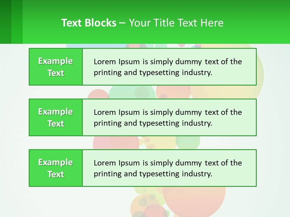 Illustration Of Circles PowerPoint Template