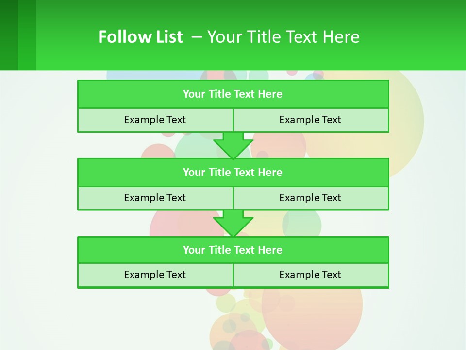 Illustration Of Circles PowerPoint Template