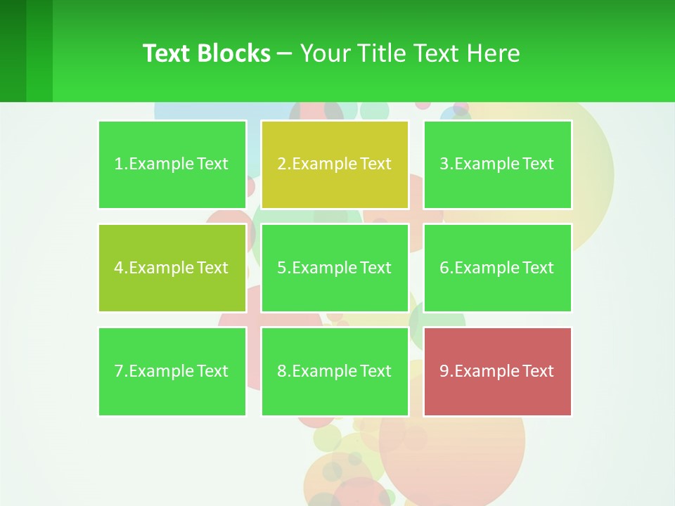 Illustration Of Circles PowerPoint Template