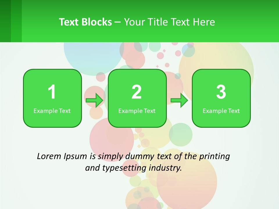 Illustration Of Circles PowerPoint Template
