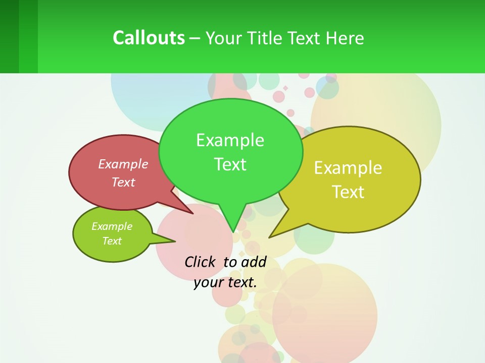 Illustration Of Circles PowerPoint Template