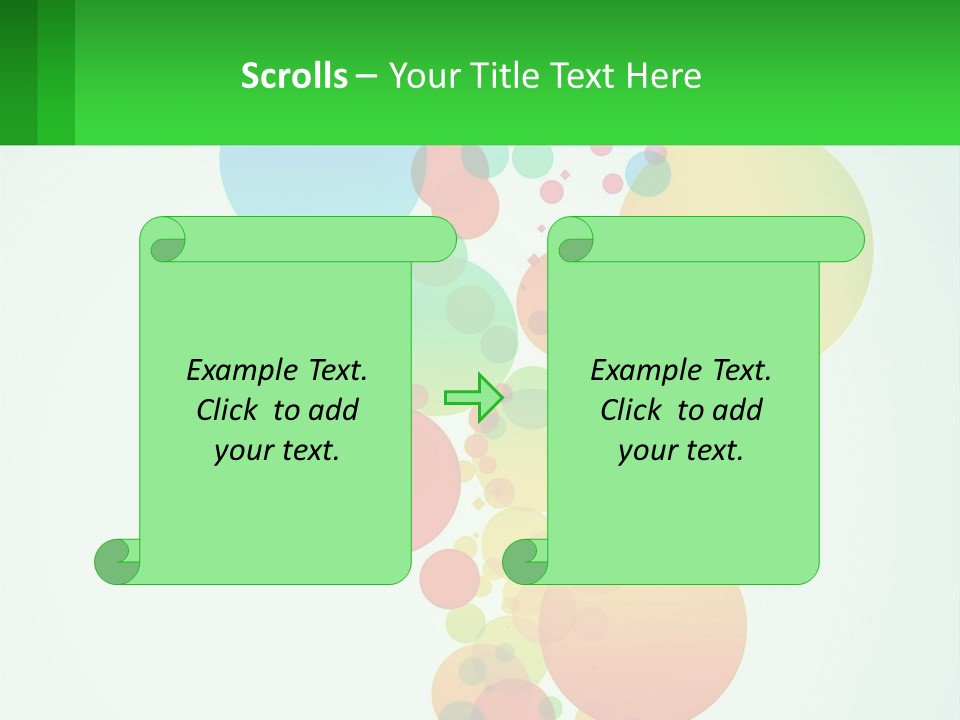 Illustration Of Circles PowerPoint Template