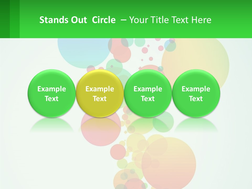 Illustration Of Circles PowerPoint Template