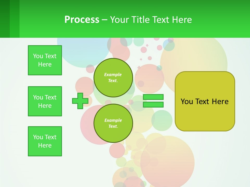 Illustration Of Circles PowerPoint Template
