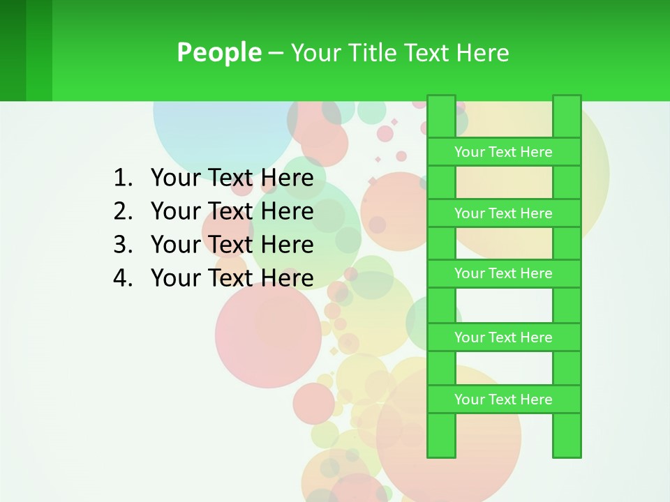 Illustration Of Circles PowerPoint Template