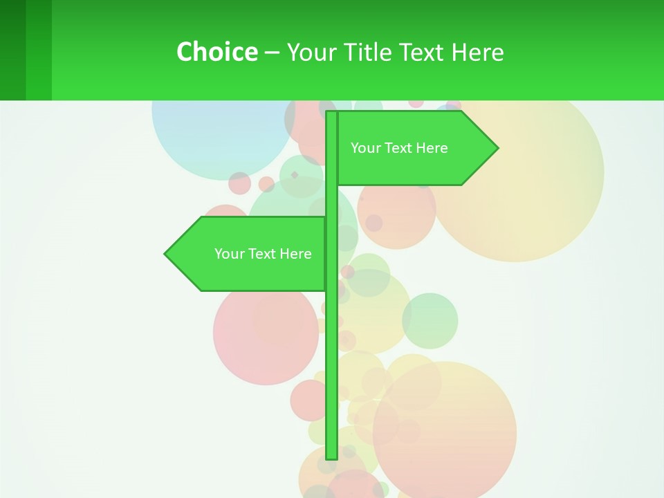 Illustration Of Circles PowerPoint Template