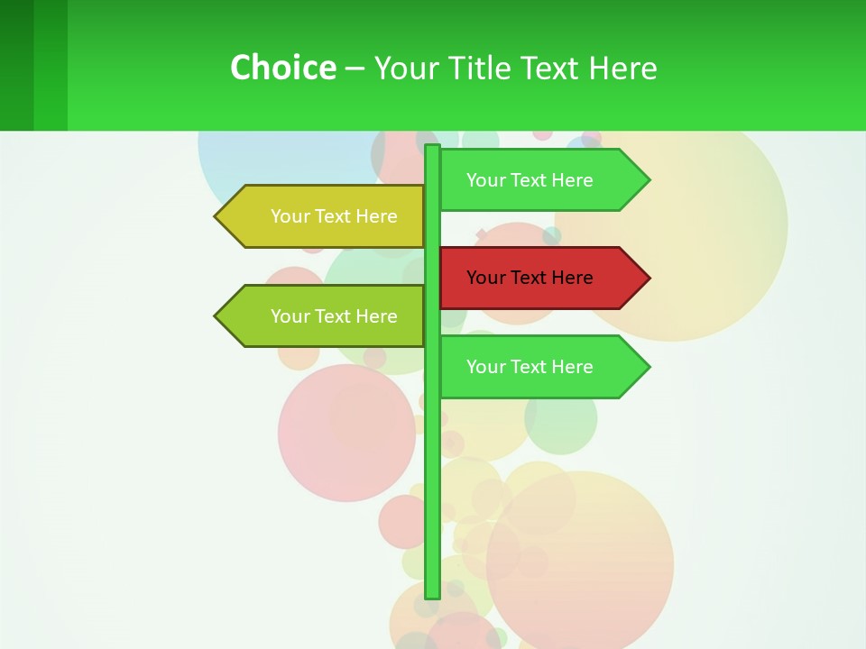Illustration Of Circles PowerPoint Template