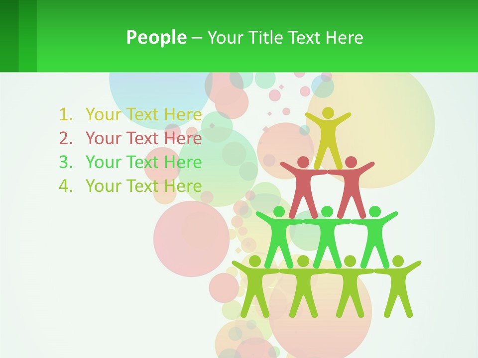 Illustration Of Circles PowerPoint Template