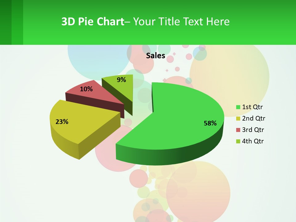 Illustration Of Circles PowerPoint Template