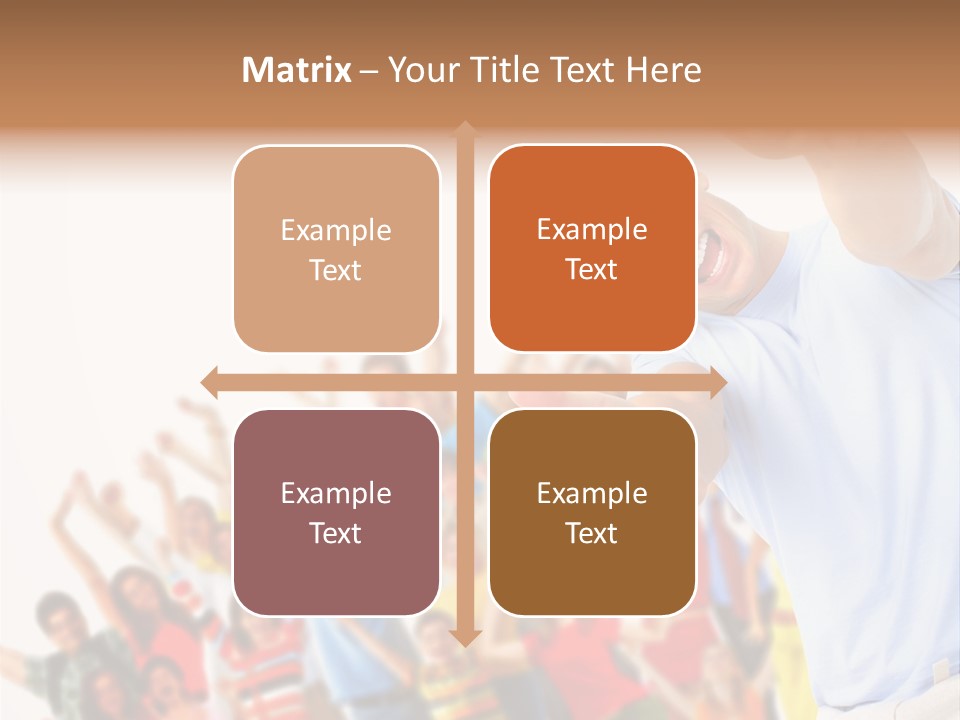 People In The Photo Are Happy PowerPoint Template