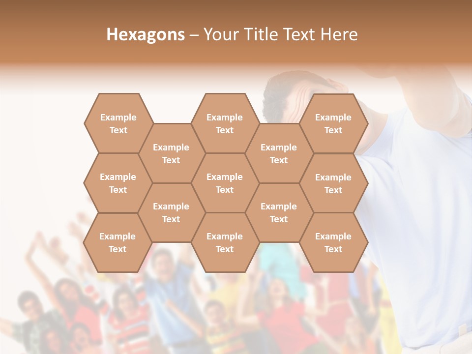 People In The Photo Are Happy PowerPoint Template