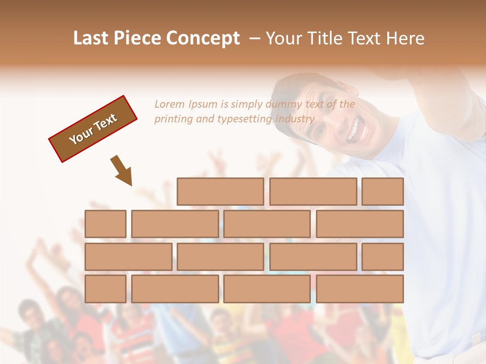 People In The Photo Are Happy PowerPoint Template