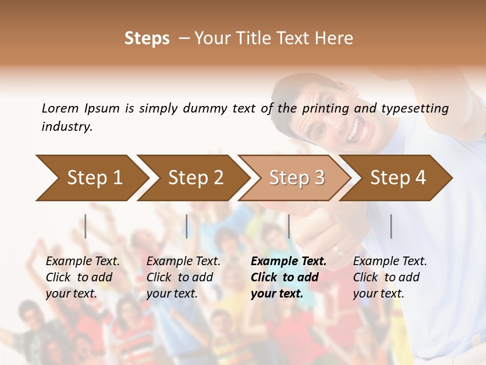 People In The Photo Are Happy PowerPoint Template