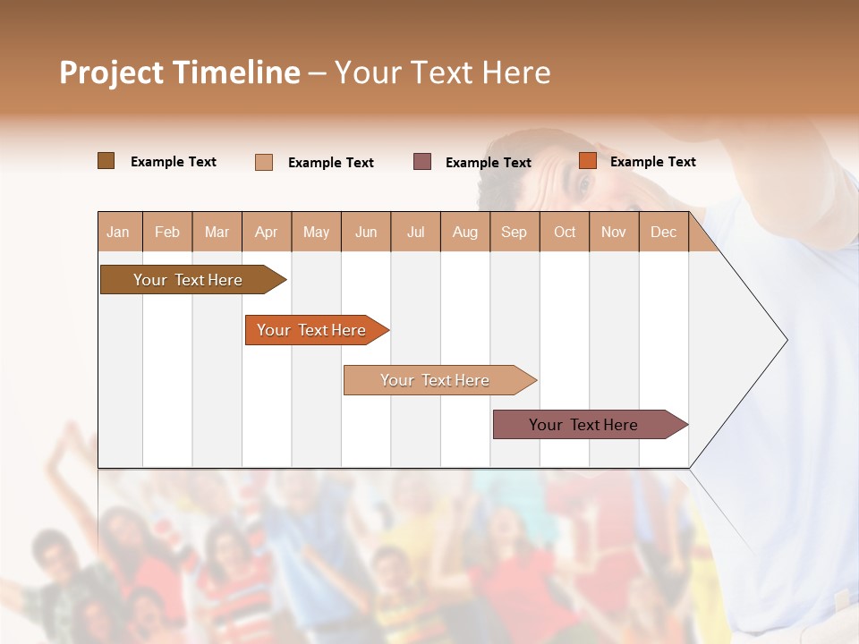 People In The Photo Are Happy PowerPoint Template