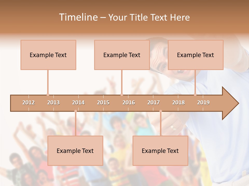 People In The Photo Are Happy PowerPoint Template